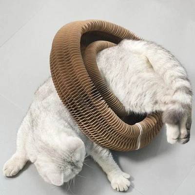 Organ Cat Scratching Board Cat Scratching Pad Foldable Corrugated Cardboard Cat - Image 1 of 4