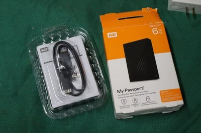 WD 6TB My Passport Portable External Hard Drive HDD-WX12D44ENE11 - Image 1 of 2