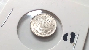 Mexiko 10 Centavos 1933 Silbermünze - Bild 1 von 2