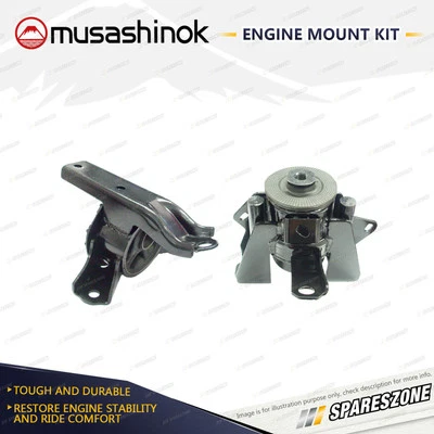 LH + RH Engine Mount Kit for Mitsubishi Mirage LA A03A A13A 1.2L 3A92 13-On - image 1 of 2