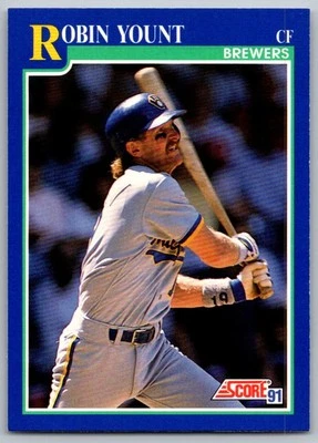 1991 Score Robin Yount Milwaukee Brewers #525 - Image 1 of 2