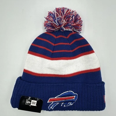 Buffalo Bills New Era Pom Beanie - 均码 * * 全新 * * — 第 1/4 张图片