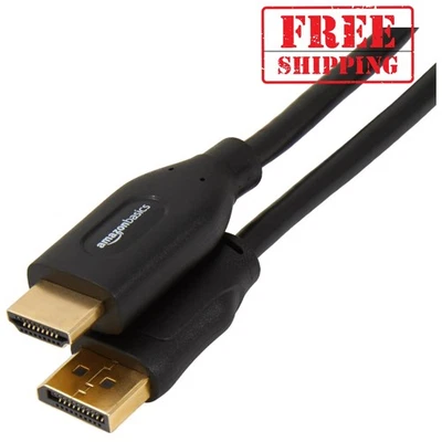 Uni-Directional 3ft DisplayPort to HDMI Cable: Superior Quality & Connectivity - Image 1 of 4