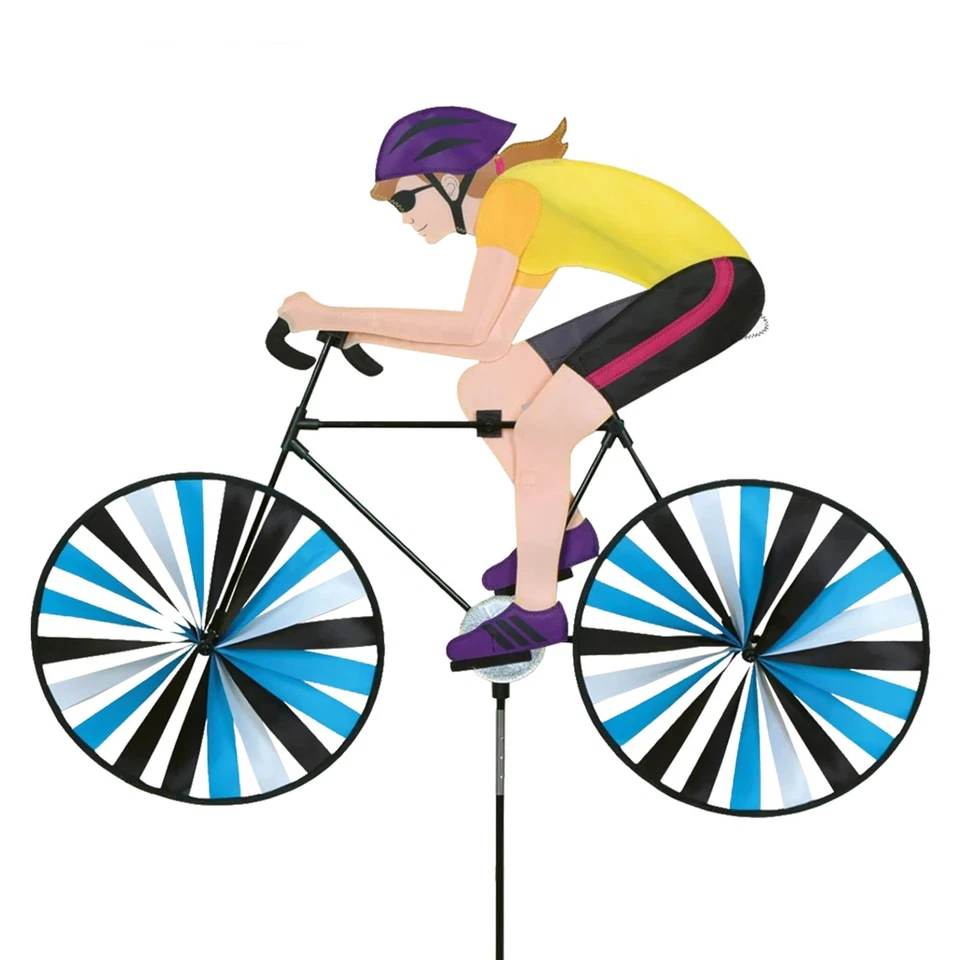 Bicicleta de Carretera 35" Spinner Mujer Exterior Decoración Ciclista Diseño para Patio Patio Jardín Foto 1 de 4