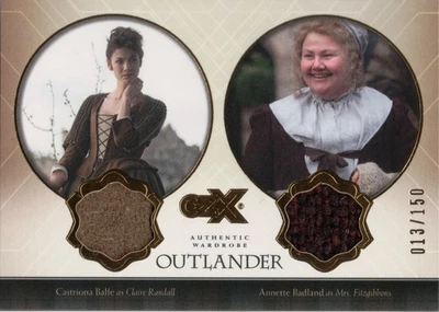 Outlander CZX, Caitriona Balfe / Annette Badland Dual Wardrobe Card DW22 #13/150 - Image 1 of 2