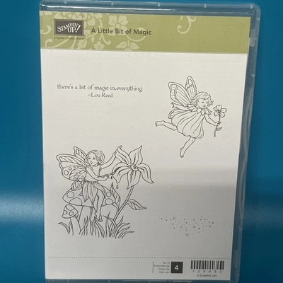 Stampin' Up A Little Bit of Magic sello de goma hadas flores hadas hongo Foto 1 de 4