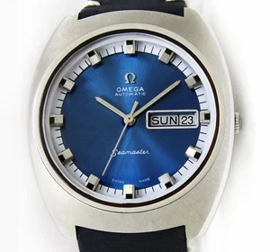 Vintage Omega Seamaster Automatic D/D 38mm Men Steel Watch Ref 166.111 - Picture 1 of 14