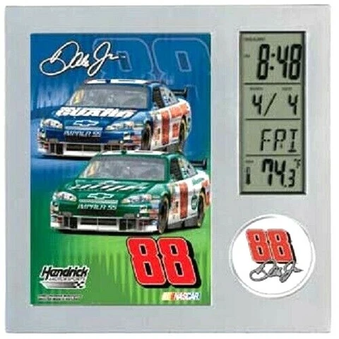 DALE EARNHARDT JR #88 DIGITAL DESK CLOCK BY WINCRAFT Cover