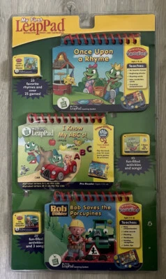 My First Leap Pad 3- In- 1 Interactive Learning Books and Cartridges. New/Sealed - Image 1 of 4