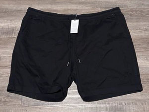 NEW Psycho Bunny Men's Size 2XL Black Elastic Waist Riviera Shorts XXL - Picture 1 of 5