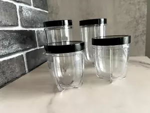 Magic Bullet replacement 4 cups and 4 lids - Picture 1 of 6