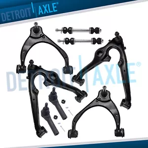 Front Upper Lower Control Arms Sway Bar Links Tie Rods for Silverado Sierra 1500 - Picture 1 of 7
