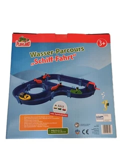 Wasserspielzeug Wasserbahn Aquaplay-Parcours "Schiff-Fahrt" mit Zubehör / NEU - Bild 1 von 3