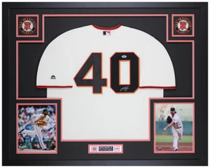 Madison Bumgarner Autographed & Framed Cream San Francisco Jersey Auto PSA COA - Picture 1 of 5