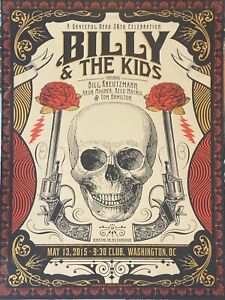 Billy and the Kids  Bill Kreutzmann 2015 Status Serigraph Justin Helton