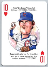 2012  Hero Decks Chicago Cubs Heroes Playing Cards #NNO Rick Reuschel