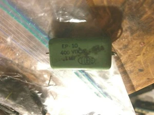 NOS Vintage Tobe .1 uf 400v Capacitor Green Molded Guitar Amp Tone Cap - Picture 1 of 1