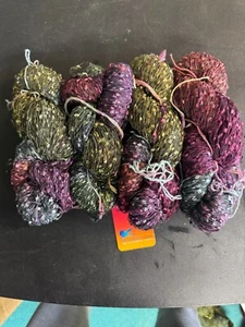 Blue Heron Yarns "Dusk" confetti yarn 4/pk hand painted yarn - Picture 1 of 1
