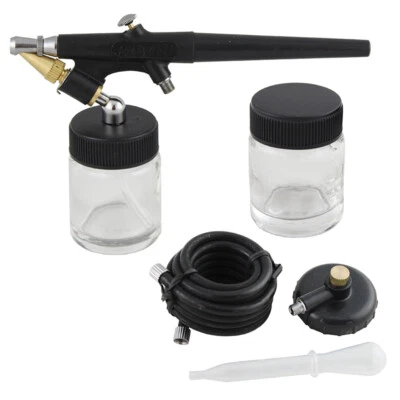 OPHIR Single-Action Air Brush Set 0.8mm Airbrush Kit Spray Gun Artist Crafts