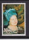 Queen Mother 90e anniversaire 1990 timbre neuf neuf neuf dans son emballage extérieur Niue 1,25 $ SG 698