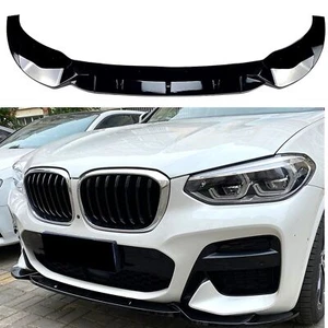 3x Front Bumper Spoiler Lip Kit For BMW X3 G01 X4 G02 M Sport 18-21 Gloss Black - Bild 1 von 7