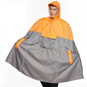 Men Hooded Raincoat Rain Poncho Cape Waterproof Cover for Backpack Bike Motor - Picture 1 of 15