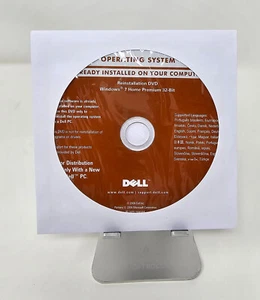 Windows 7 Home Premium 32BIT Reinstallation- P/N TCVJP - DVD For DELL PC - NEW - Photo 1/1