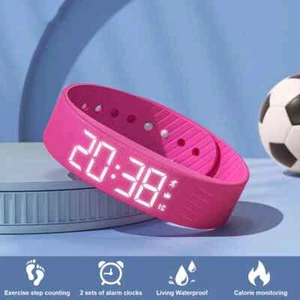 Smart Bracelet LED Digital Waterproof Clock Smartband With running pedometer - Picture 1 of 11
