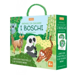 9788830311602 I boschi. Animali da salvare. Ediz. a colori. Con 28 Memory cards - Foto 1 di 14