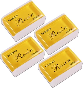 Natural Rosin 4 Pack - Low Dust Universal Violin Viola and Cello Rosin - Picture 1 of 13