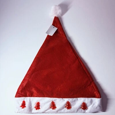 Santa Hat Christmas Light Up Hat  Santa Claus Musical Hat New - Image 1 of 3