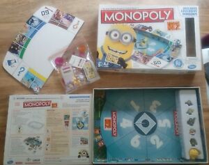 DESPICABLE ME 2 MONOPOLY by HASBRO GAMING iNCLUDES EXCLUSIVE MINIONS