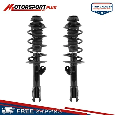 Pair Front Complete Shocks Struts w/ Coil Springs For 2006-2012 Toyota Yaris Foto 1 de 4