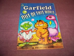 Garfield "Out Of This World" Malbuch 1984 Vintage Malbuch - Bild 1 von 6