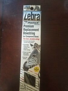 Zebra S-Twist Compound Bowstring 99.5 White & Black New Replacement Archery Hunt