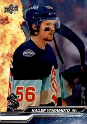 2023-24 Upper Deck Hockey #618 Kailer Yamamoto Seattle Kraken Ext Series - Image 1 of 2