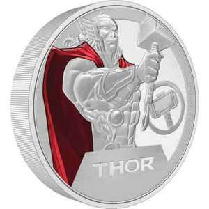 THOR Marvel 3 Oz Silver Coin $10 Niue 2023 - Picture 1 of 5
