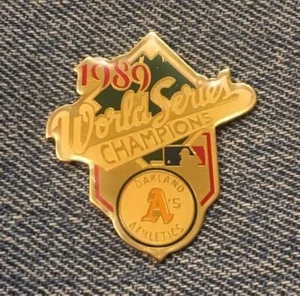 1989 Oakland Athletics Lapel Pin ~ A's ~ MLB ~ World Series ~ USA ~ Baseball - Picture 1 of 2