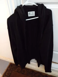 Champion Full Zip Black Hoodie Size 2XL - Picture 1 of 2