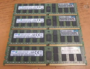 HP Samsung 4 x 16GB DDR4-17000 (PC4-2133P) 2Rx4 288-Pin RDIMM Memory 774172-001 - Picture 1 of 1