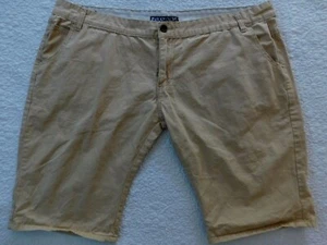 Body Glove Mens 46 (measures 44) Khaki Tan Flat Front Chino Shorts - DX22 - Picture 1 of 6