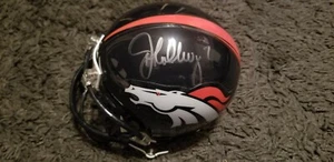 HOF JOHN ELWAY signierter DENVER BRONCOS Minihelm #7 Inschrift JSA SS94837 - Bild 1 von 5