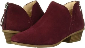 KENNETH COLE Reaction Women's Bootie Side Way 8.5 Burgundy NIB - Picture 1 of 7