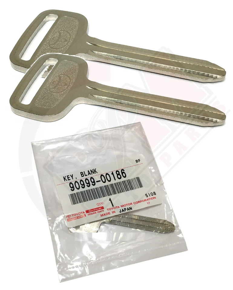 2 PIEZAS ORIGINALES para Toyota Master Key Blank 4Runner Camry Supra Tacoma Tundra  Foto 1 de 1