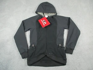 Oakley Jacket Womens Small Black Hooded Full Zip Vintage Y2K Snowboarding - Picture 1 of 13