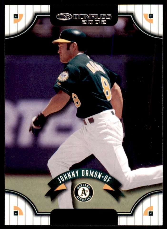 2002 Donruss Johnny Damon Oakland Athletics #10 - Image 1 of 2