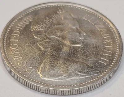 1969 United Kingdom 5 New Pence KM# 911 US SELLER COMBINED SHIPPING REFUND - Image 1 of 2