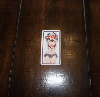 Waifu | Waifu Material Anime Girl Sticker Decal |Great For Bottles, Laptops, etc - Image 1 of 4