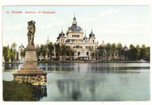 c1910 PC: Aparcamiento en el Bürgerpark - Bremen, Alemania - Imagen 1 de 2