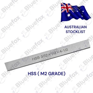 Lathe Cut Off Blade - 3/32"x 1/2"x 4" (M2 HSS) Blade Only Bluefox - Foto 1 di 2